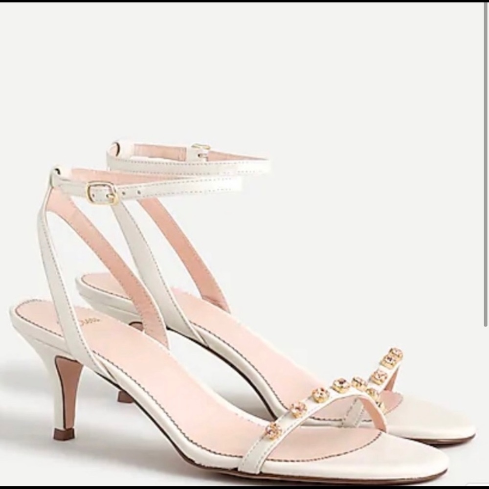 JCrew Crystal Strappy Sandal
